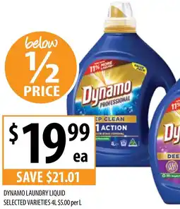 Supabarn Dynamo laundry liquid offer