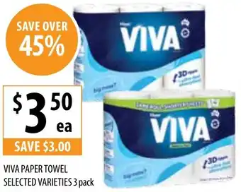 Supabarn Viva paper towel offer