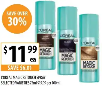 Supabarn L'oreal magic retouch spray offer