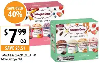 Supabarn Haagen daz classic collection offer