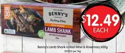 Spudshed Benny's lamb shank in red wine & rosemary offer