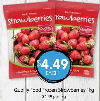 Spudshed Quality Food Frozen Strawberries offer