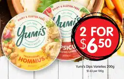 Spudshed Yumi's Dips offer