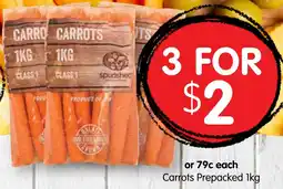 Spudshed Carrots Prepacked offer