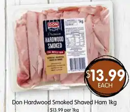 Spudshed Don Hardwood Smoked Shaved Ham offer