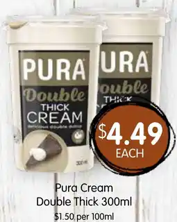 Spudshed Pura Cream Double Thick offer