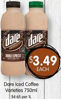 Spudshed Dare Iced Coffee offer