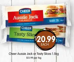 Spudshed Cheer Aussie Jack or Tasty Slices offer