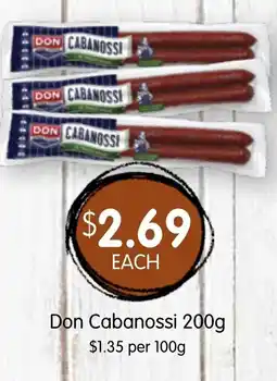 Spudshed Don Cabanossi offer