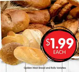 Spudshed Golden West Bread and Rolls offer