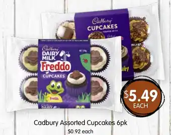 Spudshed Cadbury Assorted Cupcakes offer