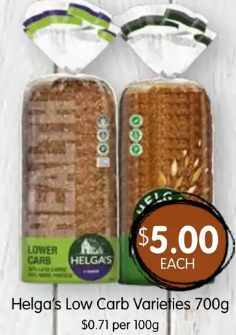 Spudshed Helga's Low Carb Varieties offer