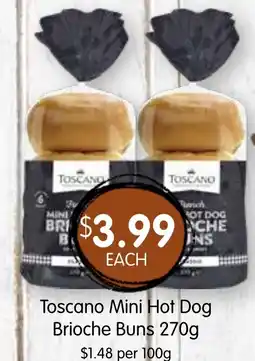 Spudshed Toscano Mini Hot Dog Brioche Buns offer