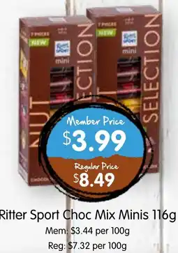 Spudshed Ritter Sport Choc Mix Minis offer