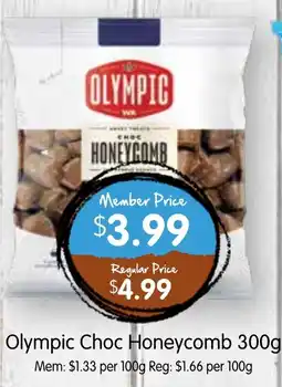 Spudshed Olympic Choc Honeycomb offer