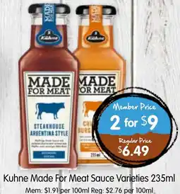 Spudshed Kuhne Made For Meat Sauce offer