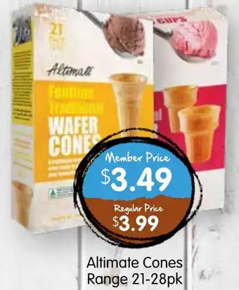 Spudshed Altimate Cones Range offer