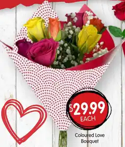 Spudshed Coloured Love Bouquet offer