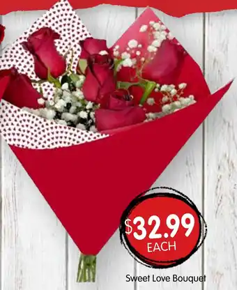 Spudshed Sweet Love Bouquet offer