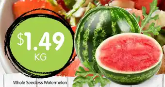 Spudshed Whole Seedless Watermelon offer