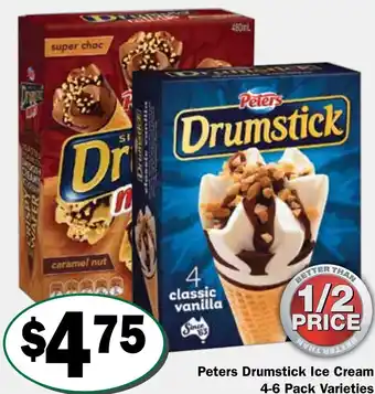 Friendly Grocer Peters Drumstick Ice Cream offer