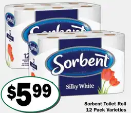 Friendly Grocer Sorbent Toilet Roll offer