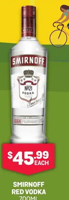 SipnSave Smirnoff red vodka offer