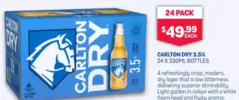 SipnSave Carlton dry 3.5% offer