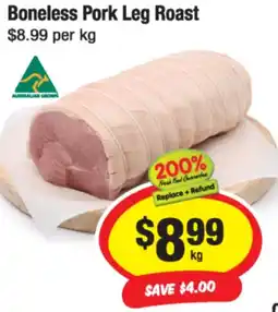 CORNETTS Boneless Pork Leg Roast offer