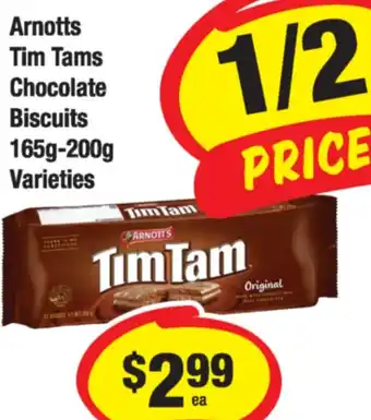 CORNETTS Arnotts Tim Tams Chocolate Biscuits offer