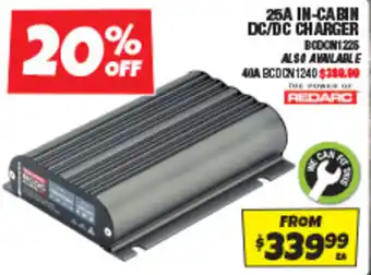 Autobarn 25a in-cabin dc/dc charger offer