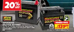 Autobarn Supercharge 50 gold plus batteries offer