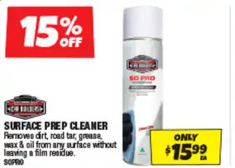 Autobarn Surface prep cleaner offer