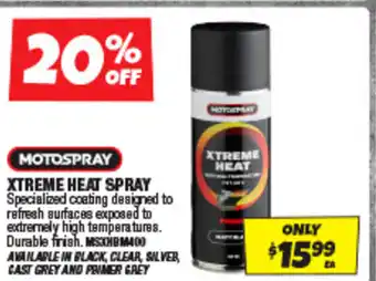 Autobarn Xtreme heat spray offer