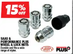 Autobarn Saas & performance plus wheel & lock nuts offer