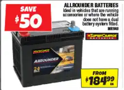 Autobarn Allrounder batteries offer