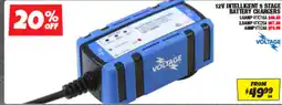 Autobarn 12v intelligent 5 stage battery chargers offer