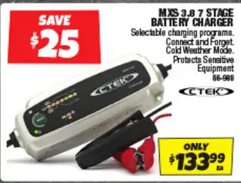 Autobarn Mxs 3.8 7 stage battery charger offer