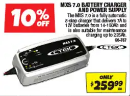 Autobarn Mxs 7.0 battery charger and power supply offer