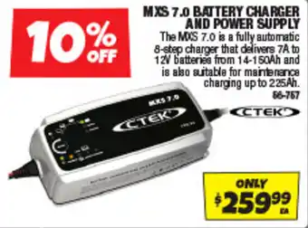 Autobarn Mxs 7.0 battery charger and power supply offer