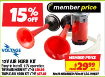 Autobarn 12v air horn kit offer