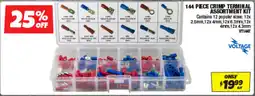 Autobarn 144 piece crimp terminal assortment kit offer