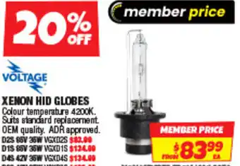 Autobarn Xenon hid globes offer