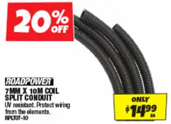 Autobarn 7mm x 10m coil split conduit offer