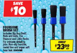 Autobarn Foursome brush set offer