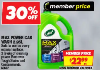 Autobarn Max power car wash offer