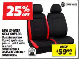 Autobarn Neo sports seat covers offer