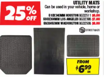 Autobarn UTILITY MATS offer