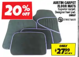 Autobarn Austin carpet floor mats offer