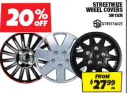 Autobarn Streetwize wheel covers offer